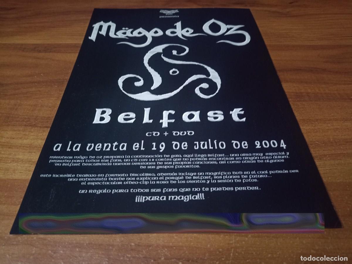 Otros Art&iacute;culos de Coleccionismo en Papel: (PC742) Publicidad Mago De Oz * Belfast * 2004