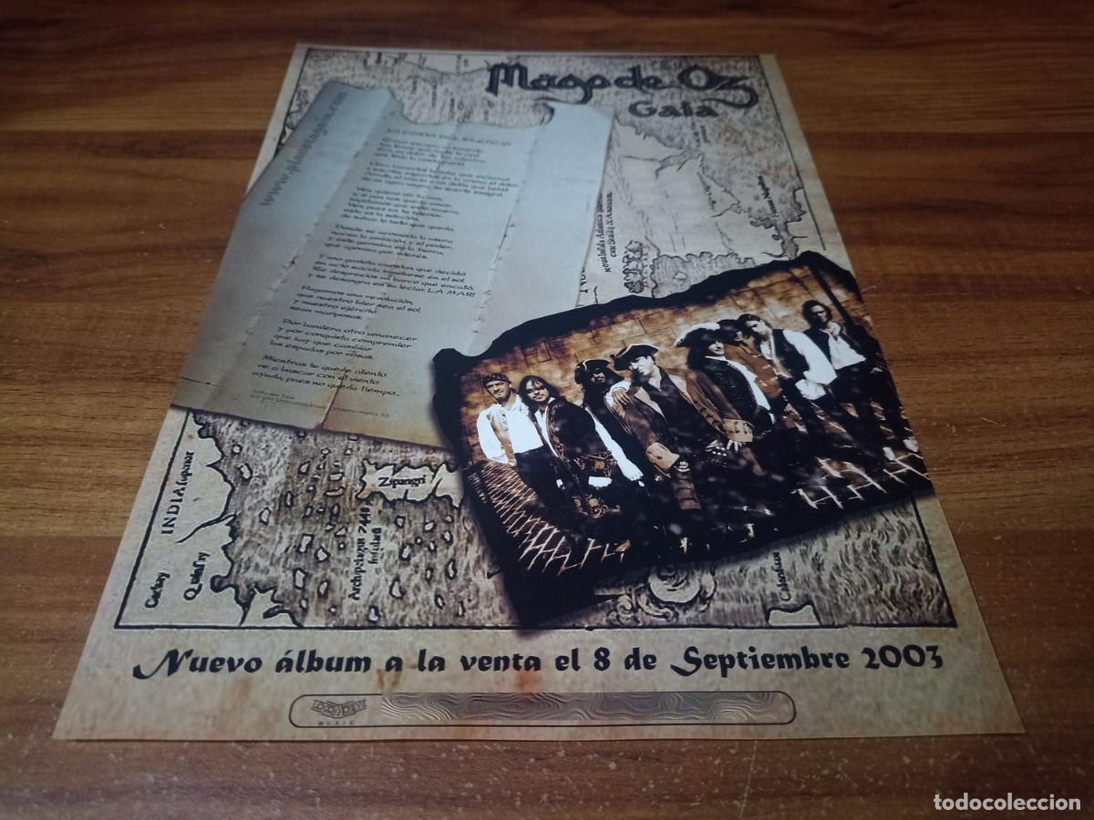 Otros Art&iacute;culos de Coleccionismo en Papel: (PC745) Publicidad Mago De Oz * Gaia * 2003