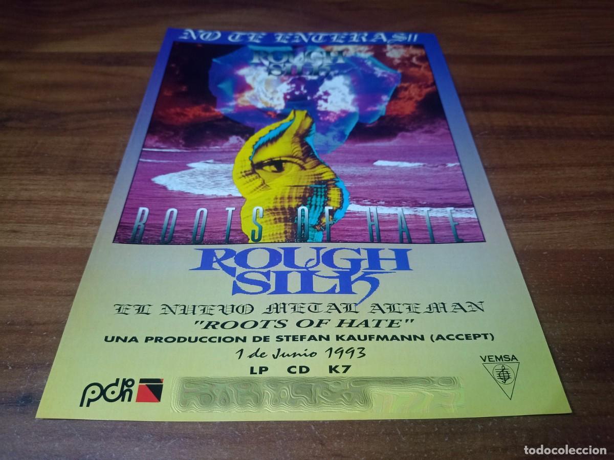 Otros Art&iacute;culos de Coleccionismo en Papel: (PC761) Publicidad Rough Silk * Roots Of Hate * 1993