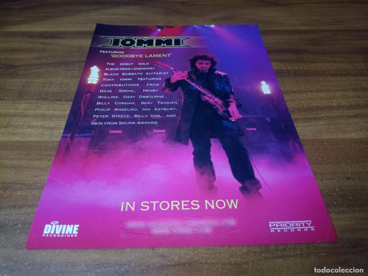 Otros Art&iacute;culos de Coleccionismo en Papel: (PC771) Publicidad Tony Iommi * Iommi * 2000