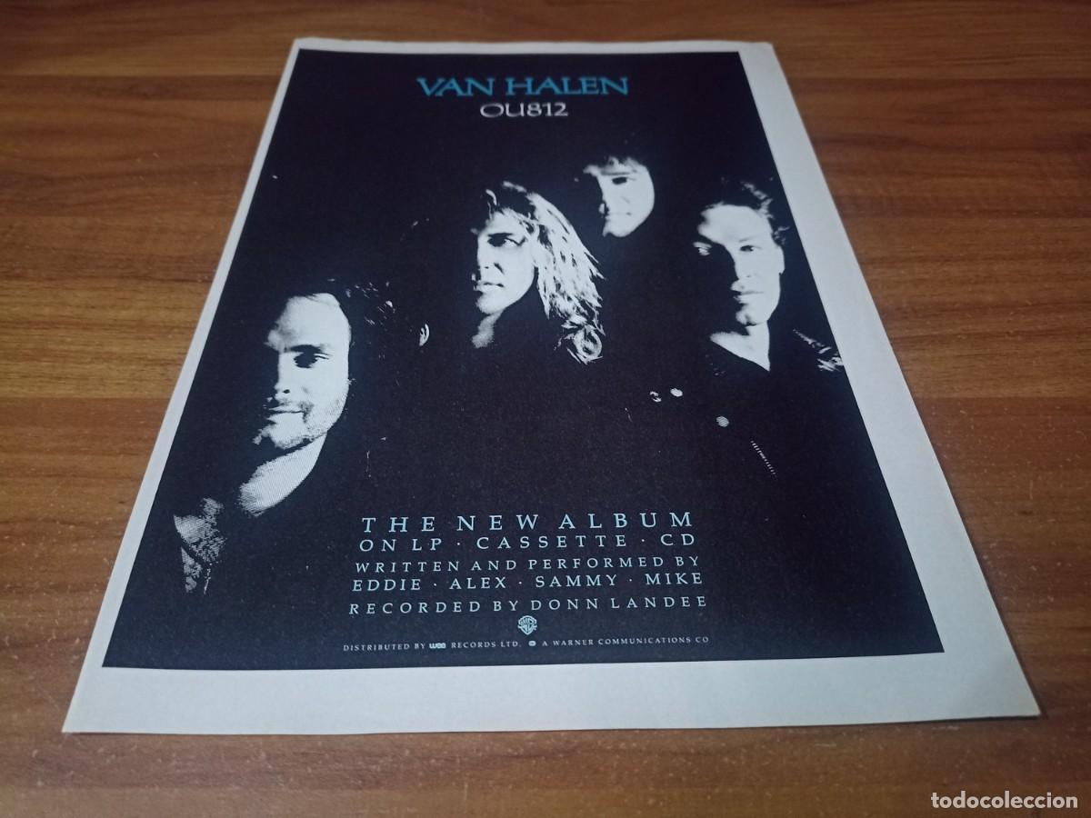 Otros Art&iacute;culos de Coleccionismo en Papel: (PC773) Publicidad Van Halen * OU812 * 1988