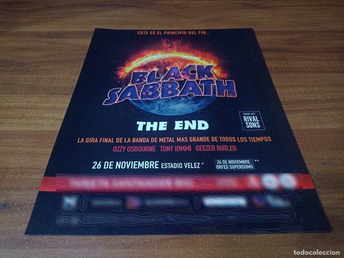Otros Art&iacute;culos de Coleccionismo en Papel: (PC779) Publicidad Black Sabbath * Velez Sarsfield * 2016