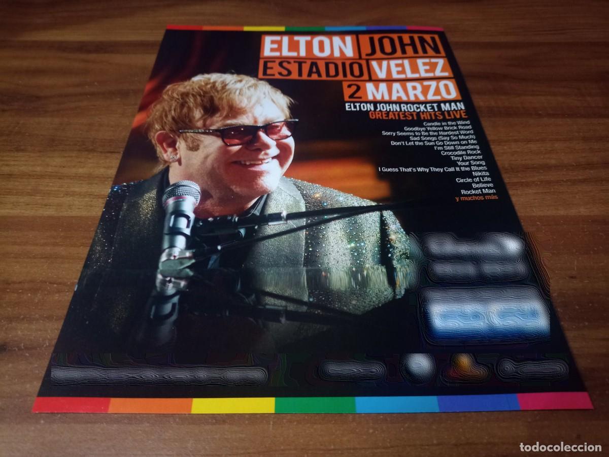 Otros Art&iacute;culos de Coleccionismo en Papel: (PC783) Publicidad Elton John * Velez Sarsfield * 2013