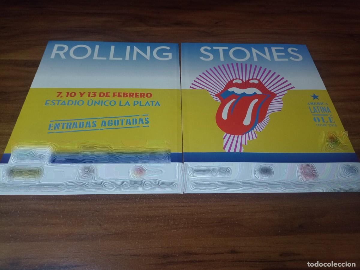 Otros Art&iacute;culos de Coleccionismo en Papel: (PC789) Publicidad The Rolling Stones * La Plata * 2015