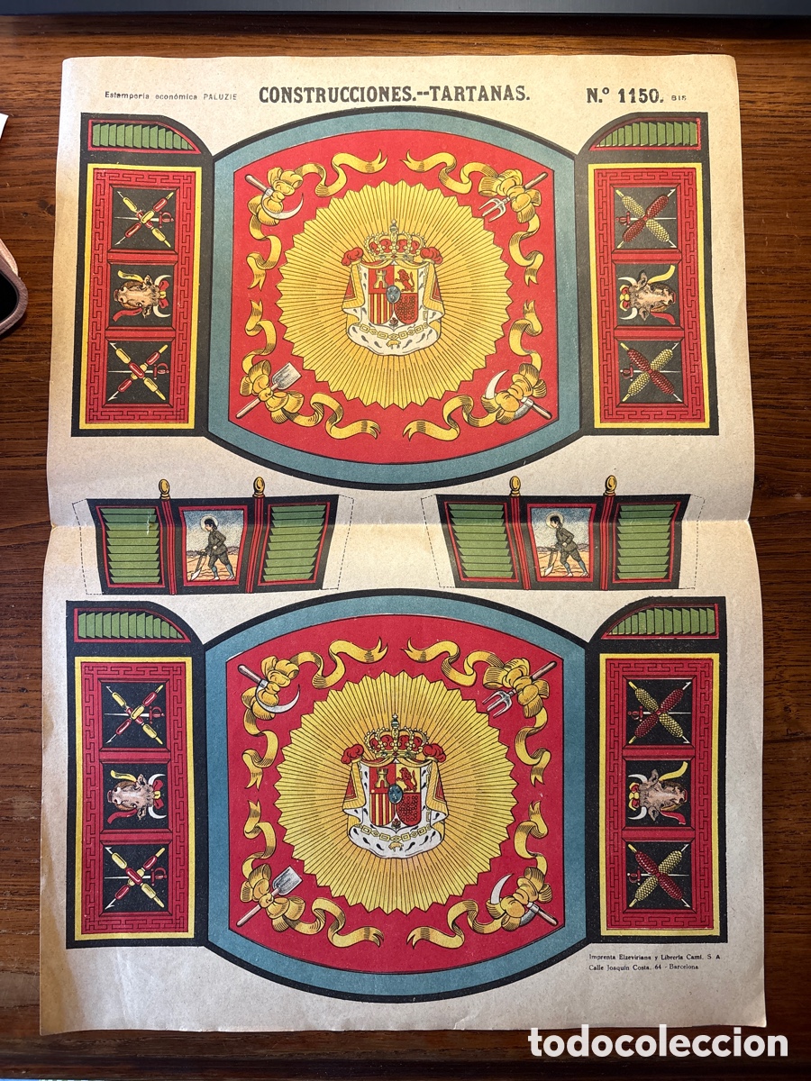 Sammelleidenschaft Andere Papierartikel: CONSTRUCCIONES PALUZIE TARTANAS 1150