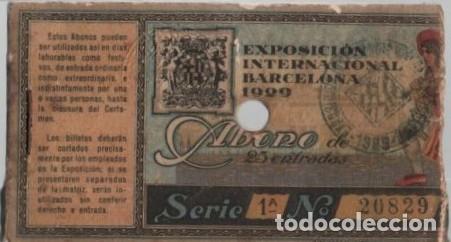 Otros Art&iacute;culos de Coleccionismo en Papel: ABONO 25 ENTRADAS EXPOSICI&Oacute;N INTERNACIONAL BARCELONA 1929 A-PAPEL-0057