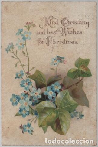 Otros Art&iacute;culos de Coleccionismo en Papel: TARJETA FELICITACION KIND GREETING AND BEST WISHES FOR CHRISTMAS A-PAPEL-0066