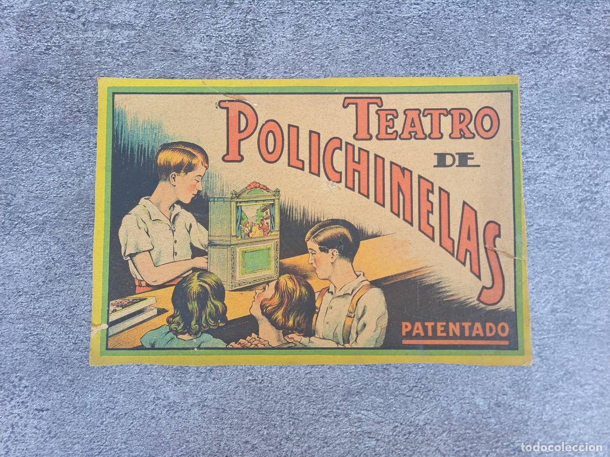 Otros Art&iacute;culos de Coleccionismo en Papel: TAPA con INSTRUCCIONES del TEATRO DE POLICHINELAS de carton