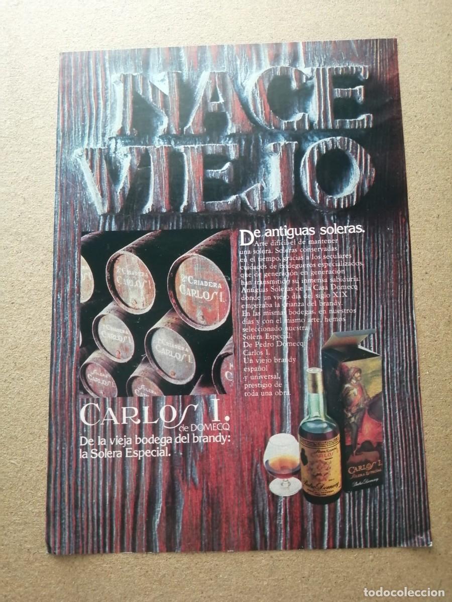 Otros Art&iacute;culos de Coleccionismo en Papel: ANUNCIO. BRANDY CARLOS I
