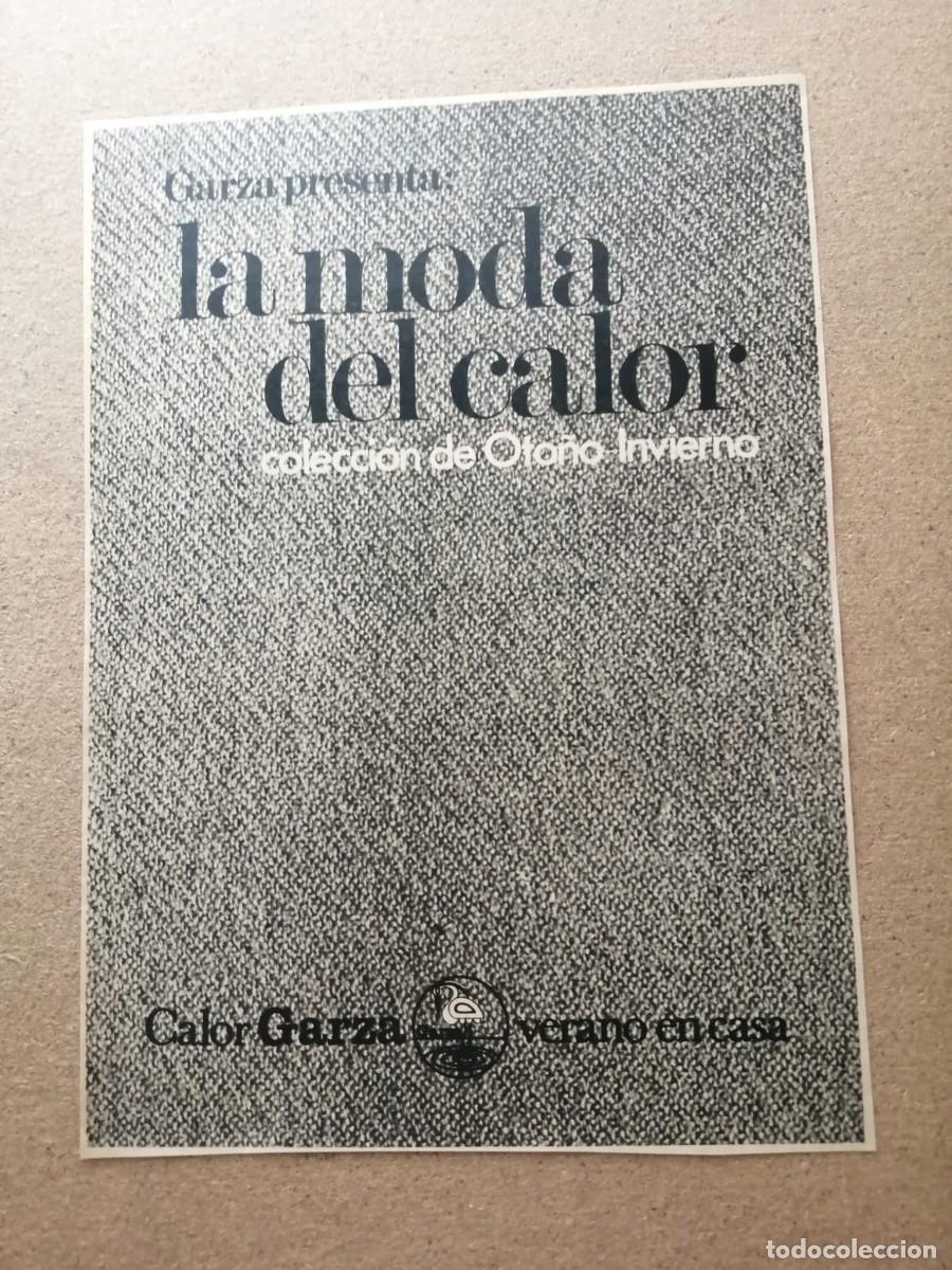 Otros Art&iacute;culos de Coleccionismo en Papel: ANUNCIO. LA MODA DEL CALOR, . GARZA