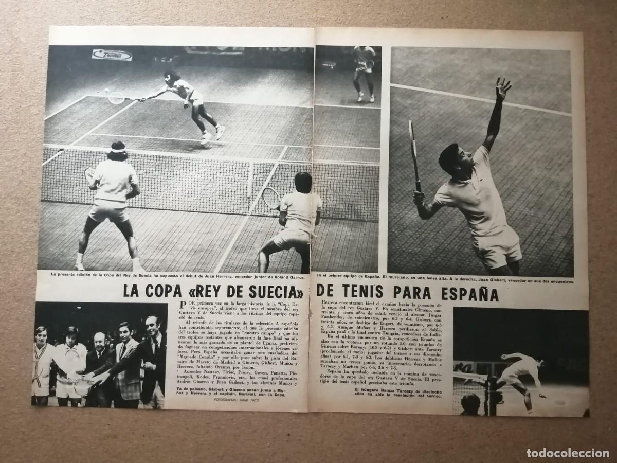 Otros Art&iacute;culos de Coleccionismo en Papel: REPORTAJE. LA COPA REY DE SUECIA DE TENIS, PARA ESPA&Ntilde;A (A&Ntilde;OS 70)