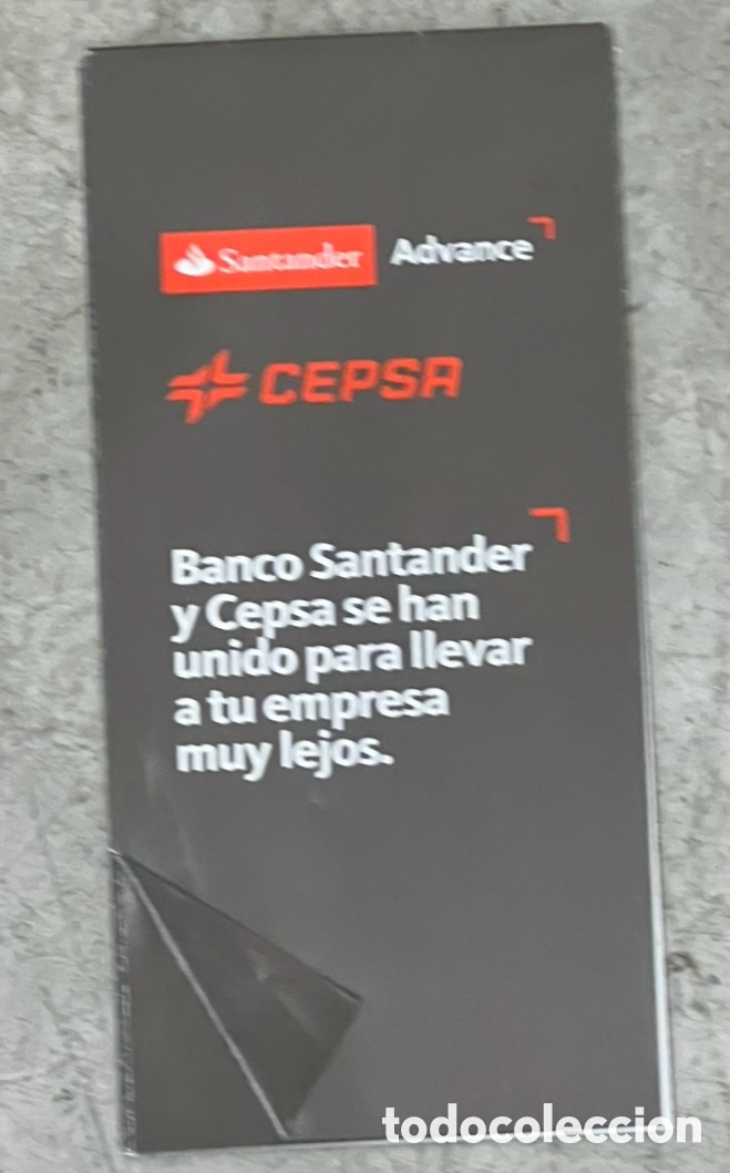 Otros Art&iacute;culos de Coleccionismo en Papel: Mapa / Folleto. Banco de Santander y CEPSA.