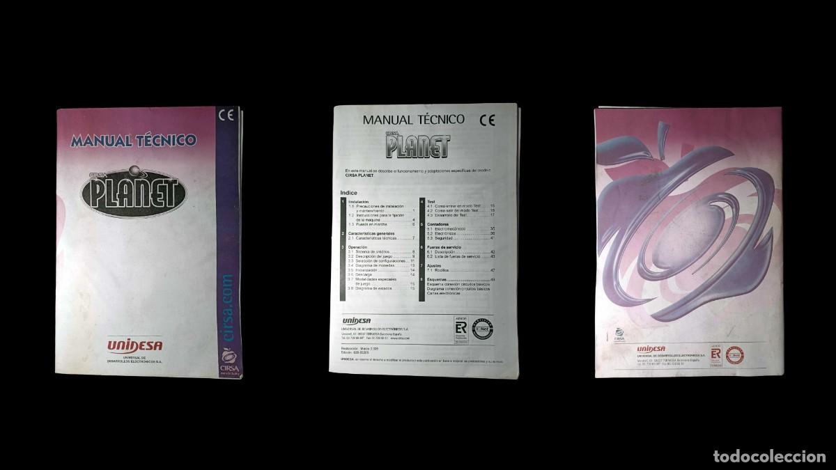 Collectionnisme Papier divers: CIRSA PLANET, UNIDESA, MANUAL T&Eacute;CNICO, MAQUINAS RECREATIVAS, FLIPERAMA, 2005, MUY RARO