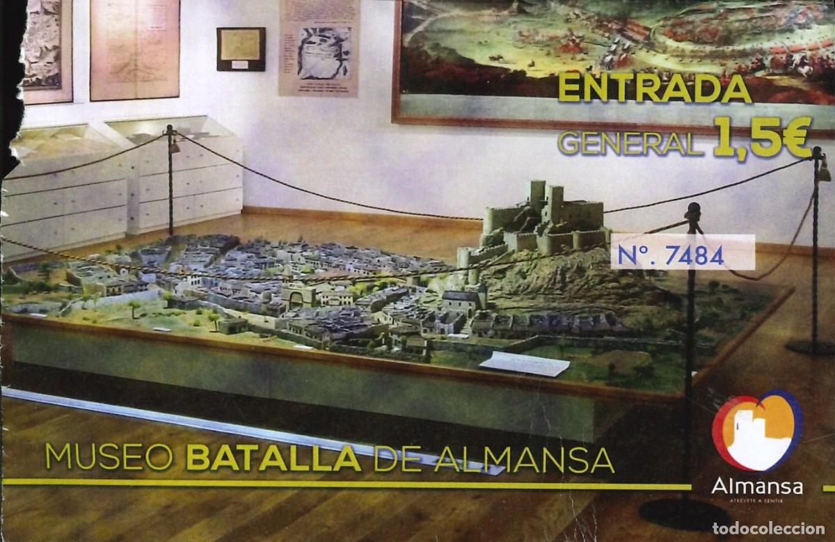 Paper Collecting Others: ENTRADA EVENTO - MUSEO BATALLA DE ALMANSA (ALBACETE) - 20-05-2026