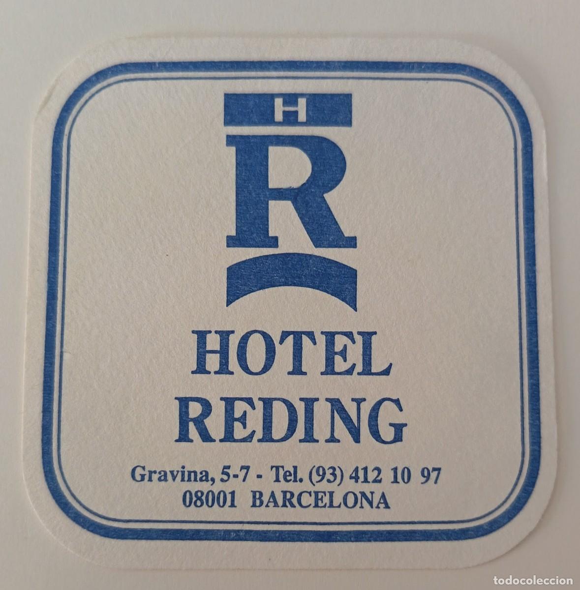 Otros Art&iacute;culos de Coleccionismo en Papel: Posavasos. Hotel Reding. HR. Barcelona.