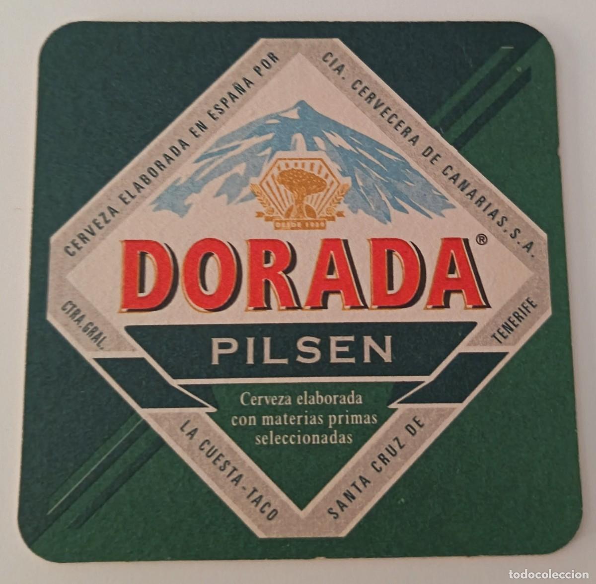 Otros Art&iacute;culos de Coleccionismo en Papel: Posavasos. Dorada Pilsen. Cervecera de Canarias.
