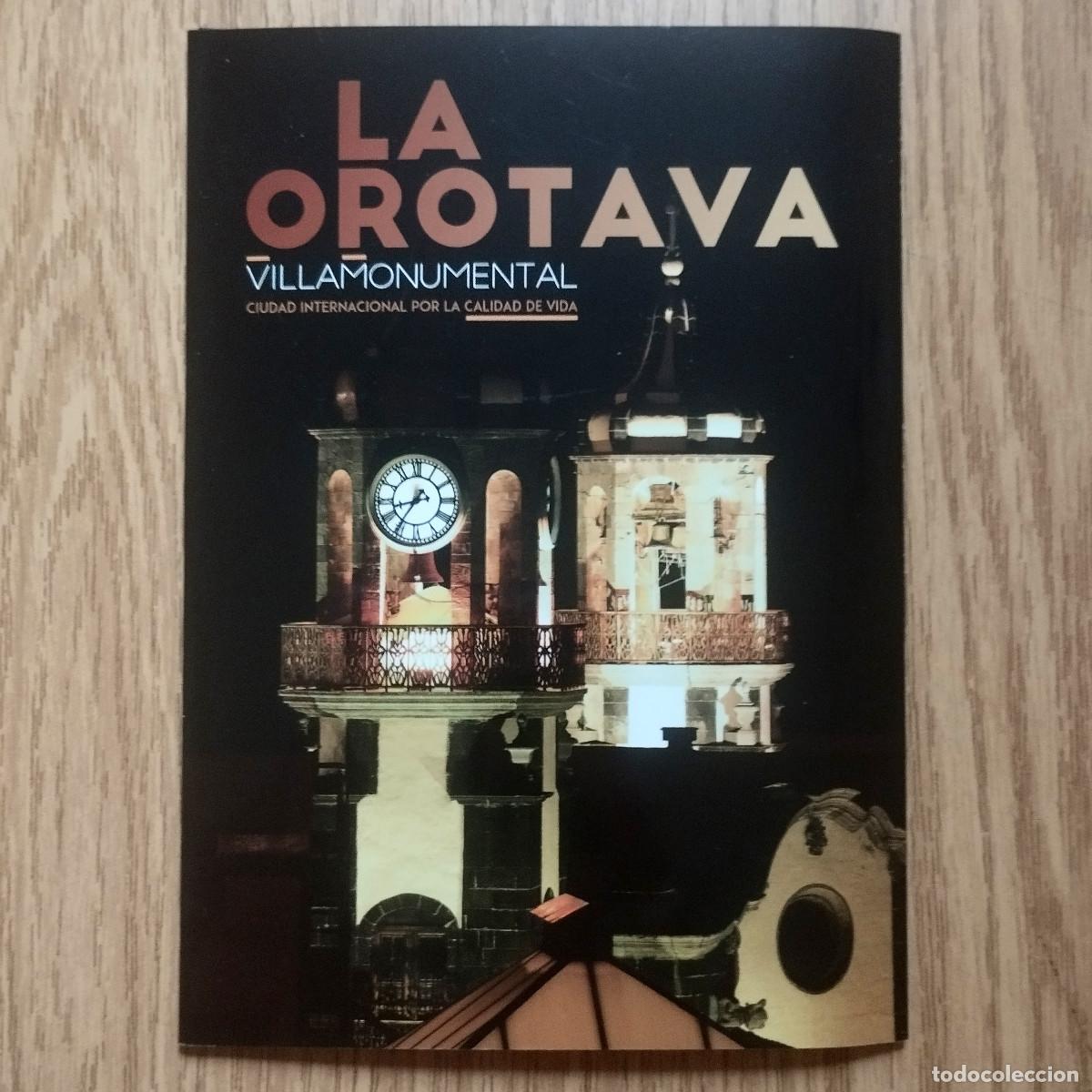 Otros Art&iacute;culos de Coleccionismo en Papel: Cuadr&iacute;optico LA OROTAVA - CIUDAD INTERNACIONAL POR LA CALIDAD DE VIDA | CITTASLOW | Tenerife