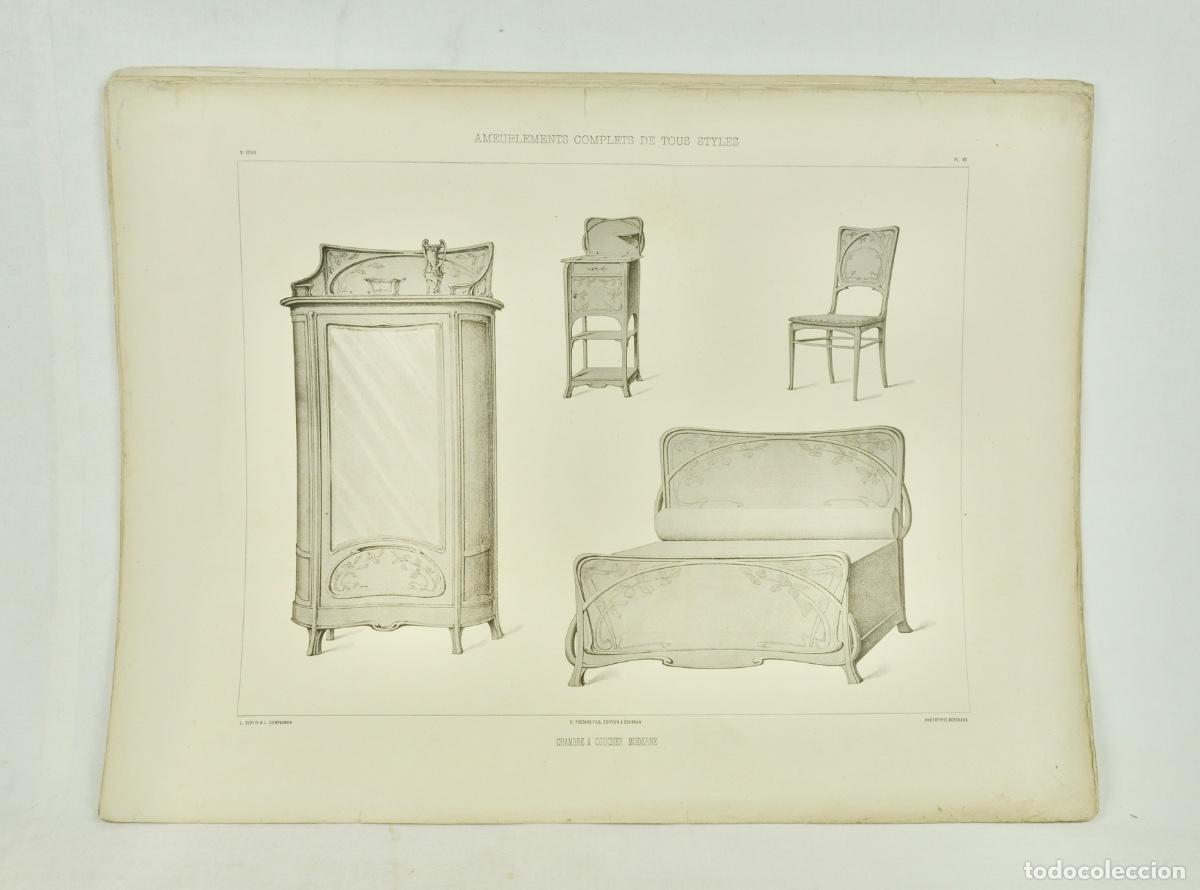 Otros Art&iacute;culos de Coleccionismo en Papel: L&aacute;mina cat&aacute;logo fr&aacute;nces de muebles 22