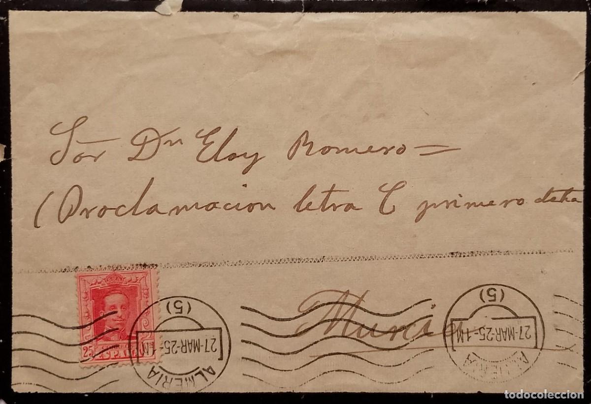 Otros Art&iacute;culos de Coleccionismo en Papel: SOBRE DE LUTO ALMERIA MARZO DE 1925