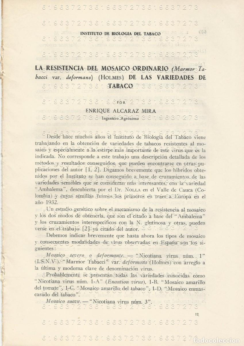 Otros Art&iacute;culos de Coleccionismo en Papel: ENRIQUE ALCARA MIRA RESISTENCIA DEL MOSAICO ORDINARIO 2 LAMINAS Y 16 PGS SUELTAS U97