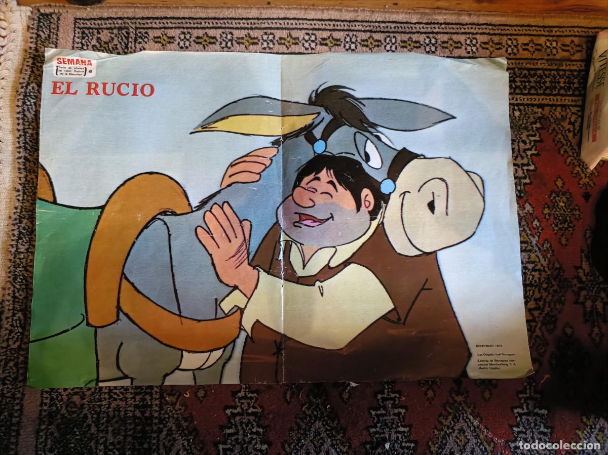 Otros Art&iacute;culos de Coleccionismo en Papel: POSTER SEMANA DE LA SERIE DE DIBUJOS ANIMADOS DON QUIJOTE DE LA MANCHA - RECIO 1978