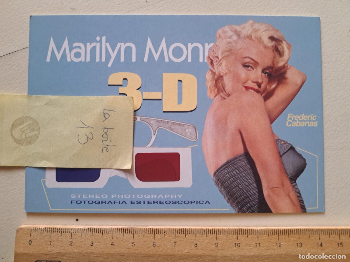 Otros Art&iacute;culos de Coleccionismo en Papel: FLYER POSTAL MARILYN MONROE EN 3-D A&Ntilde;O 2001