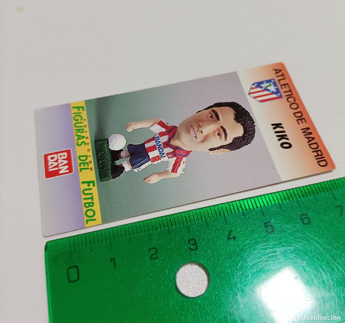 Otros Art&iacute;culos de Coleccionismo en Papel: tarjeta de coleccion figuras del futbol atletico de madrid kiko bandai a&ntilde;os 90