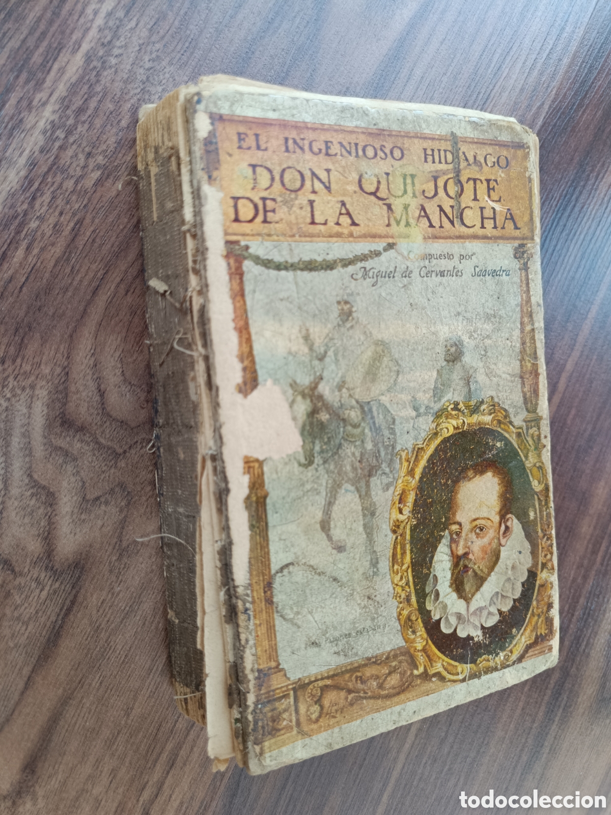 Otros Art&iacute;culos de Coleccionismo en Papel: Libro don Quijote de la mancha, antiguo.