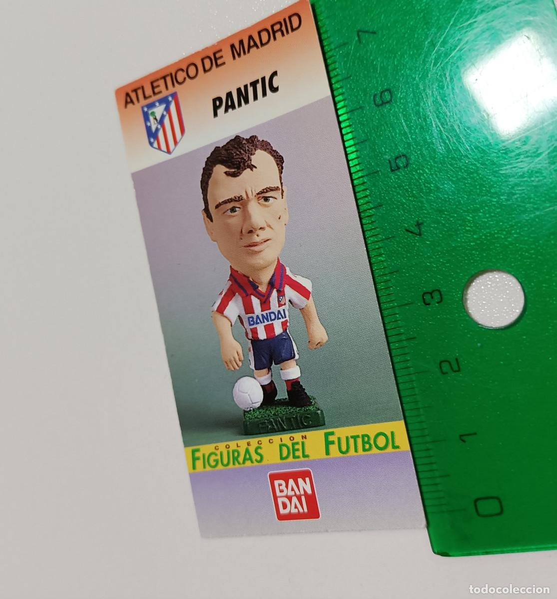 Otros Art&iacute;culos de Coleccionismo en Papel: tarjeta de coleccion figuras del futbol atletico de madrid bandai a&ntilde;os 90 pantic