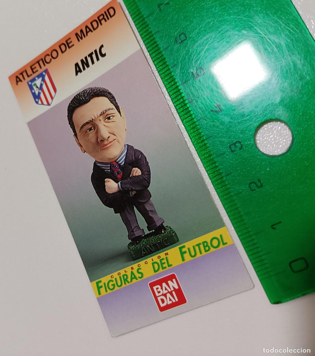 Otros Art&iacute;culos de Coleccionismo en Papel: tarjeta de coleccion figuras del futbol atletico de madrid bandai a&ntilde;os 90 entrenador card antic