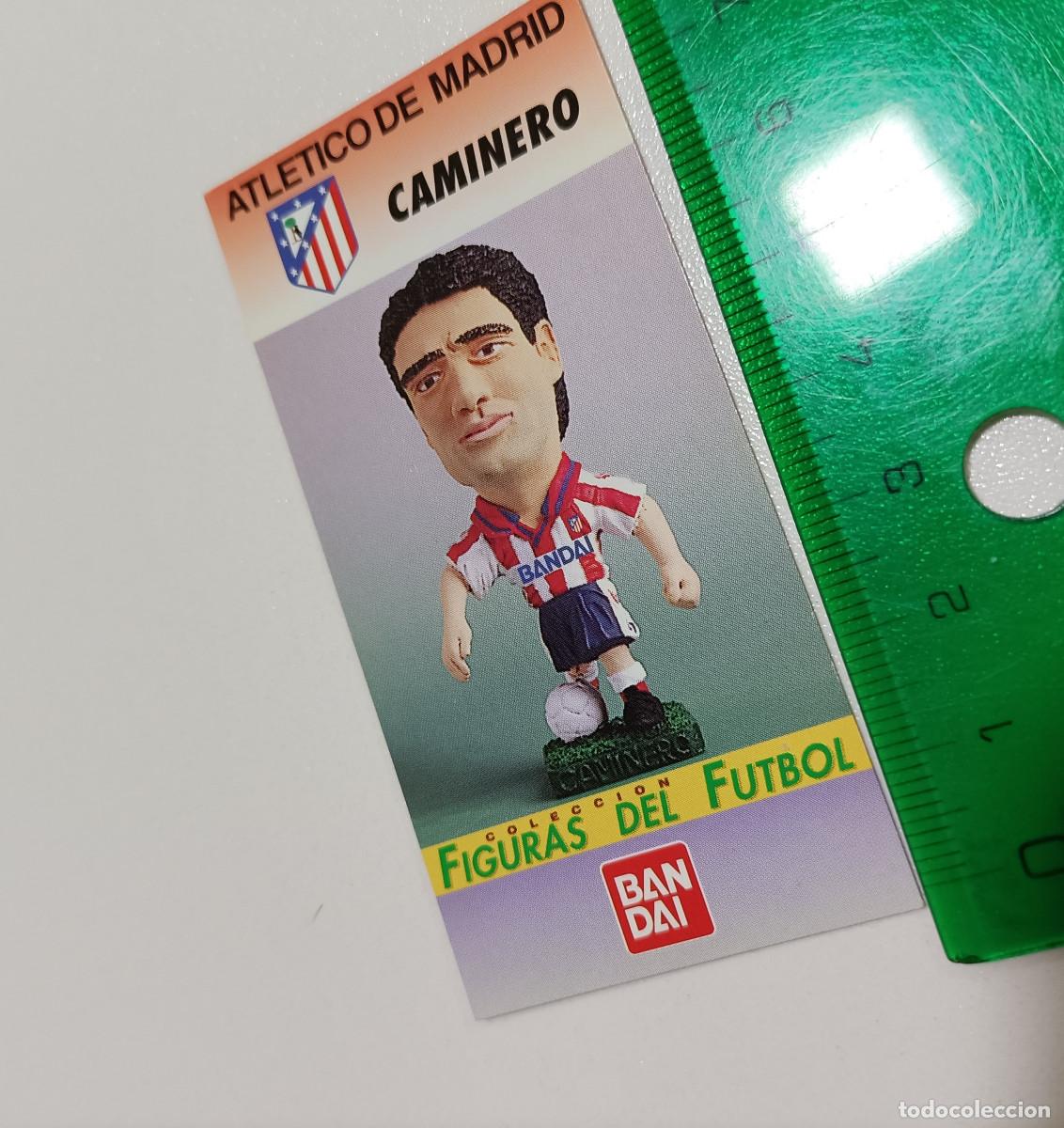 Otros Art&iacute;culos de Coleccionismo en Papel: tarjeta de coleccion figuras del futbol atletico de madrid bandai a&ntilde;os 90 card caminero