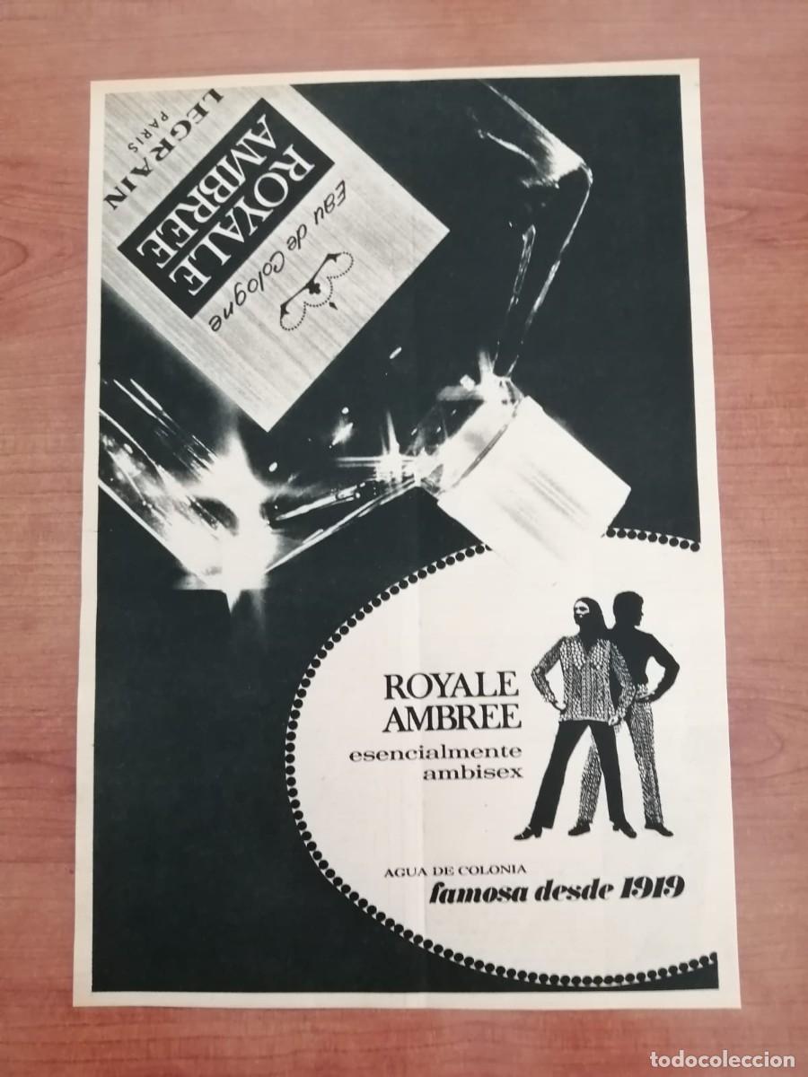 Otros Art&iacute;culos de Coleccionismo en Papel: ANUNCIO. ROYALE AMBREE, LEGRAIN