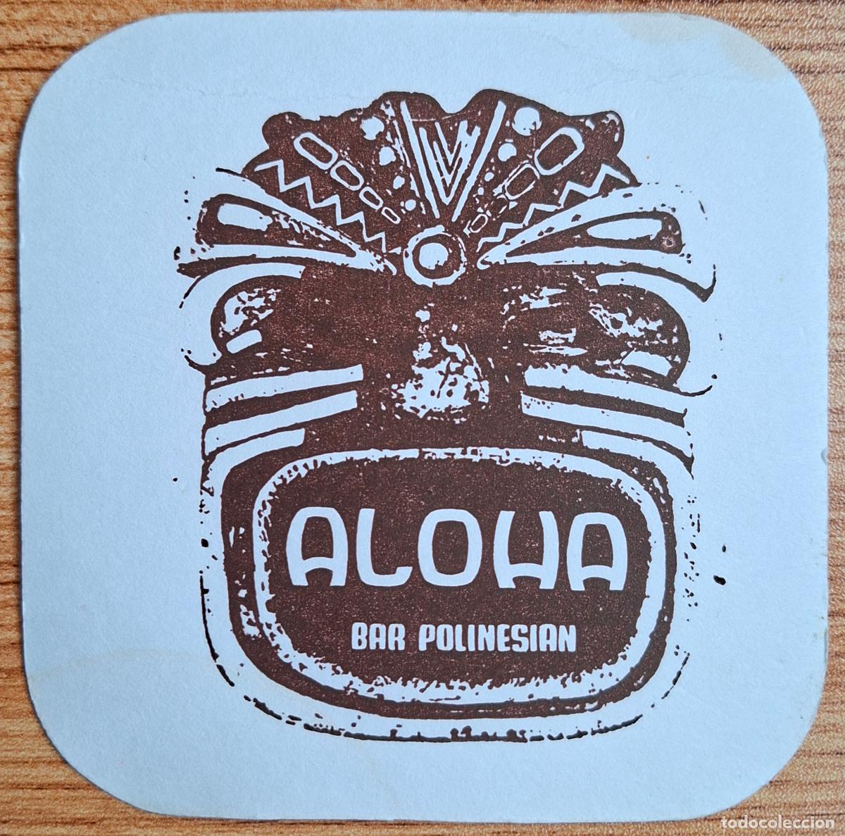 Otros Art&iacute;culos de Coleccionismo en Papel: Posavasos Aloha Bar Polinesian - Barcelona