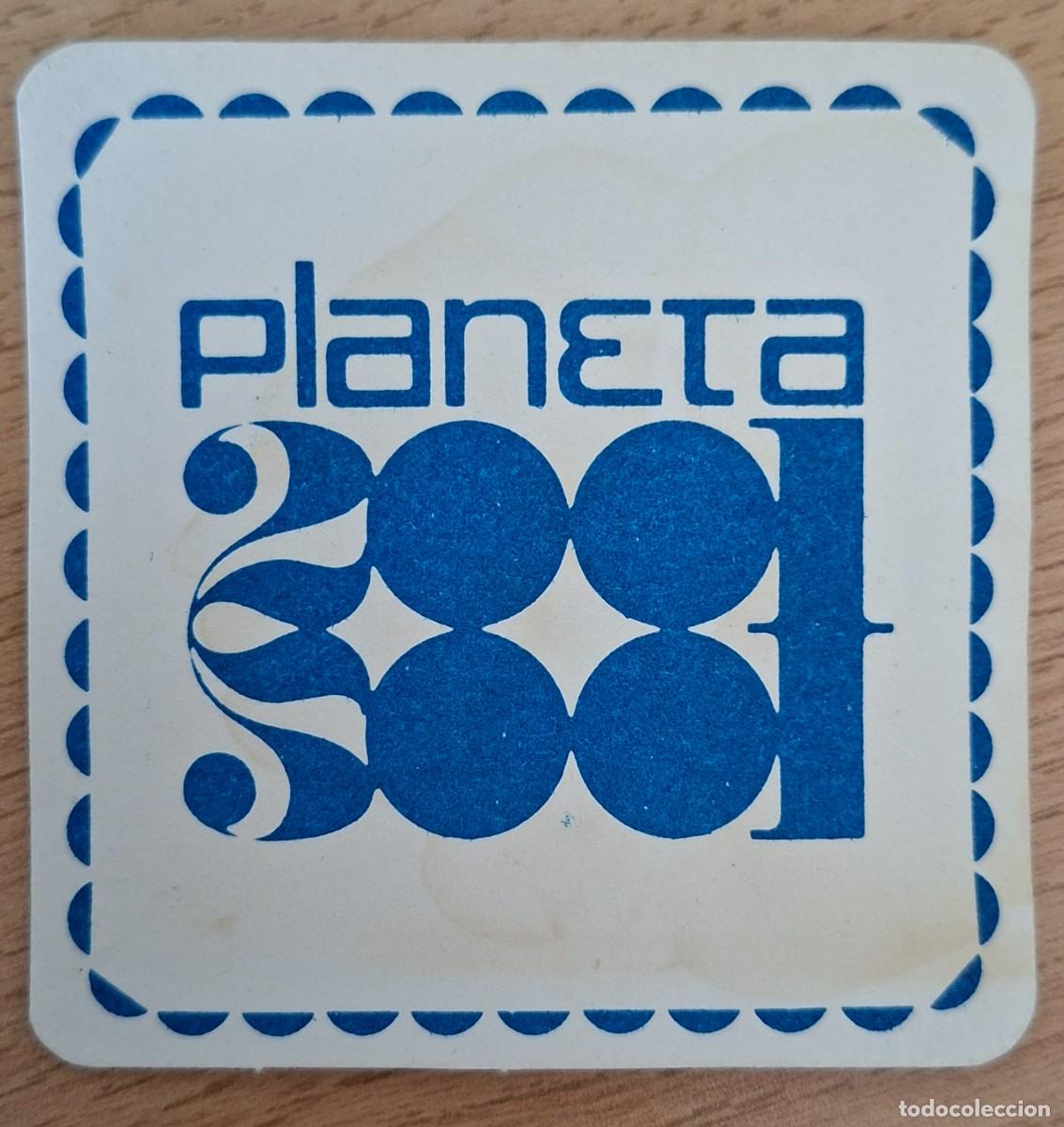 Otros Art&iacute;culos de Coleccionismo en Papel: Posavasos Discoteca Restaurante Planeta 2001 - Cuadrado - Barcelona