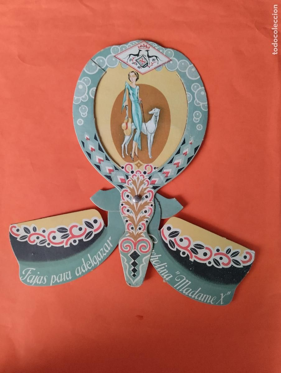 Otros Art&iacute;culos de Coleccionismo en Papel: PAIPAI PAI PAI PAY PAY ABANICO PUBLICITARIO MADAME X - FAJAS PARA ADELGAZAR. VALENCIA,