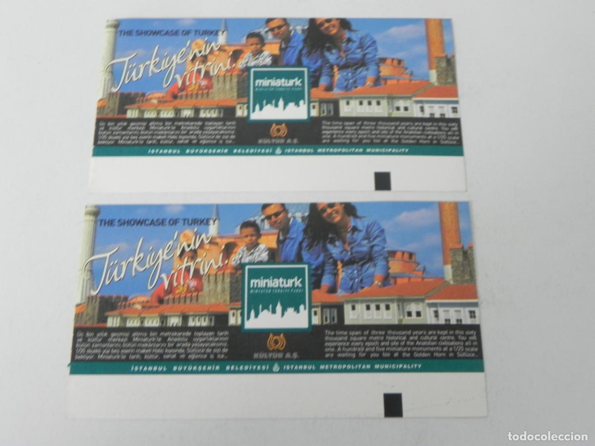 Otros Art&iacute;culos de Coleccionismo en Papel: Lote 2 Antiguas Entradas Cisterna Bas&iacute;lica Estambul - Numeraci&oacute;n Correlativa - Originales