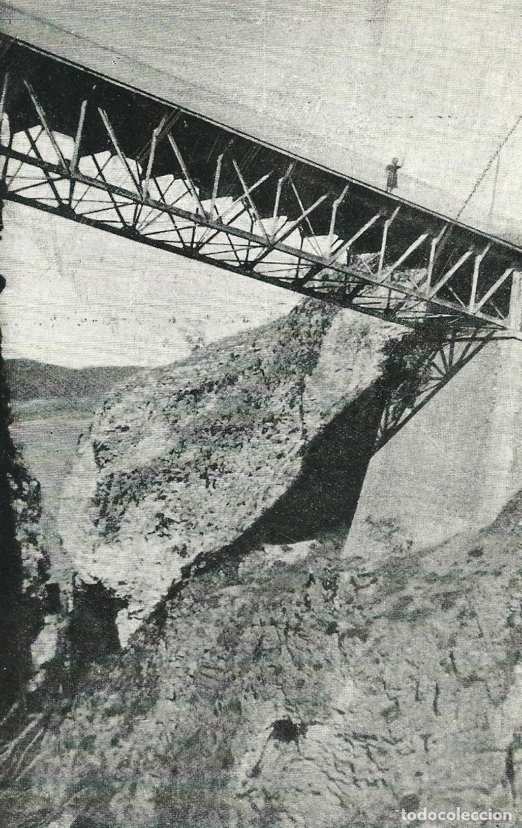Otros Art&iacute;culos de Coleccionismo en Papel: PUENTE SOBRE EL SIL BABIA LACIANA LEON 16X10 CLIPPING ANTIGUO M23
