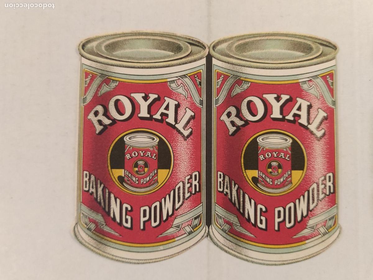 Otros Art&iacute;culos de Coleccionismo en Papel: LEVADURA ROYAL - BAKING POWDER - PUBLICIDAD ANTIGUA -VER FOTOS-(116.187)