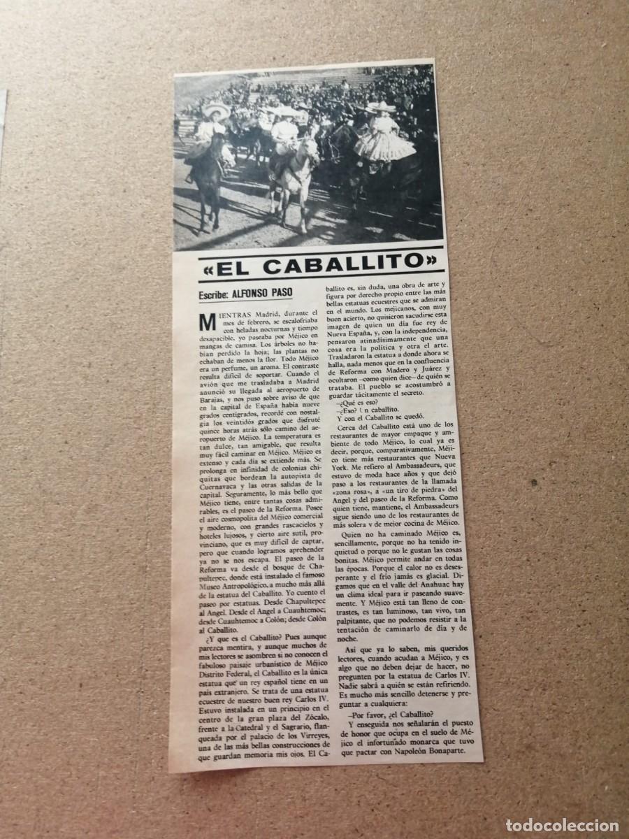 Otros Art&iacute;culos de Coleccionismo en Papel: ARTICULO LITERARIO. EL CABALLITO, DE ALFONSO PASO