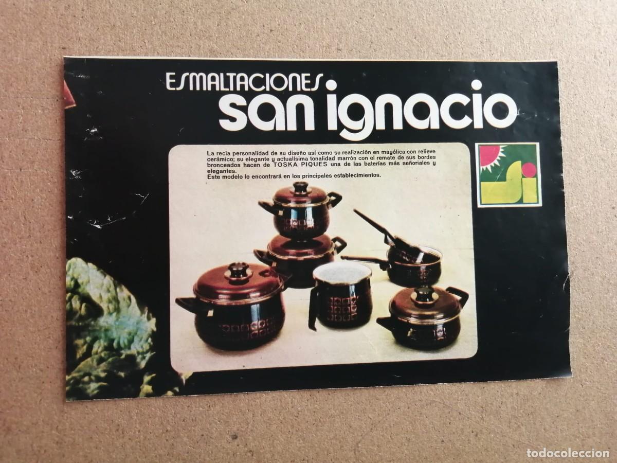 Otros Art&iacute;culos de Coleccionismo en Papel: ANUNCIO. ESMALTACIONES SAN IGNACIO