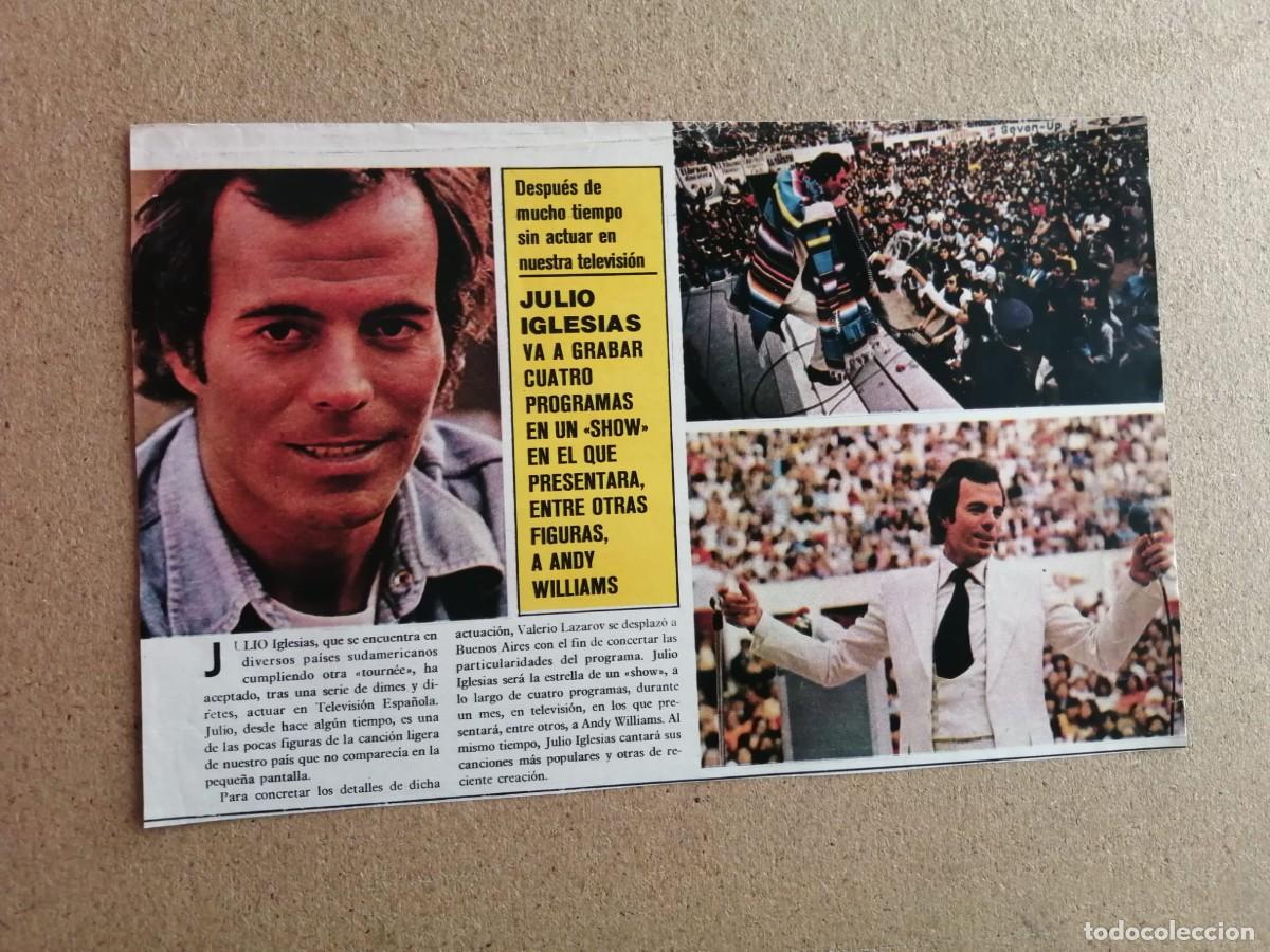 Otros Art&iacute;culos de Coleccionismo en Papel: REPORTAJE. JULIO IGLESIAS