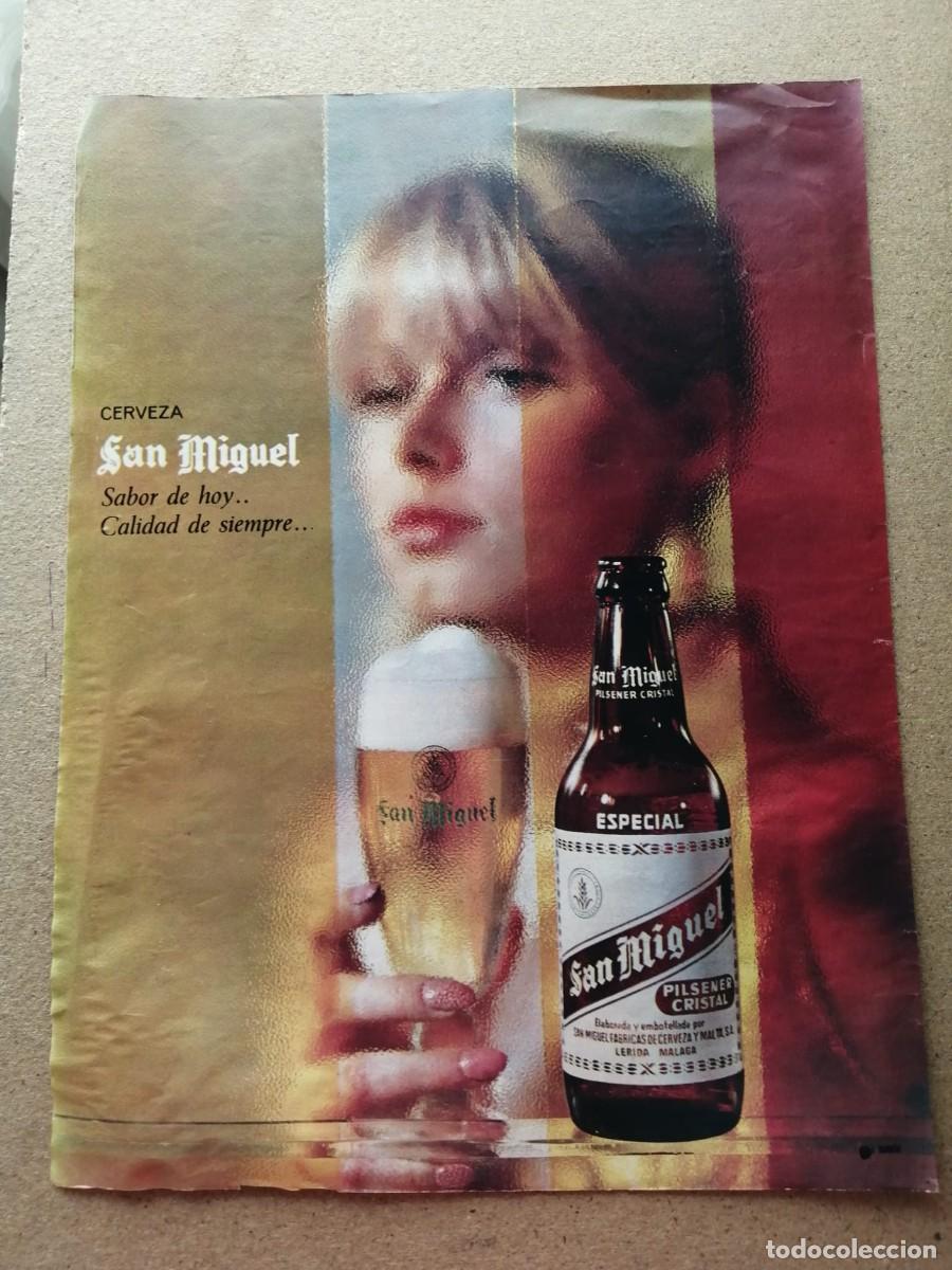 Otros Art&iacute;culos de Coleccionismo en Papel: ANUNCIO. CERVEZA SAN MIGUEL