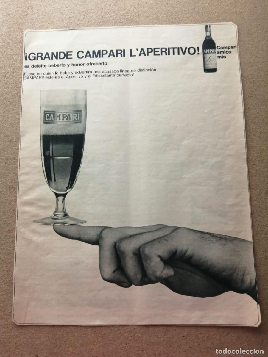 Otros Art&iacute;culos de Coleccionismo en Papel: ANUNCIO. CAMPARI....