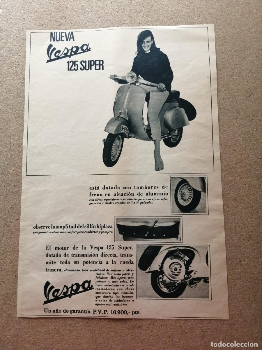 Otros Art&iacute;culos de Coleccionismo en Papel: ANUNCIO. VESPA 125 SUPER