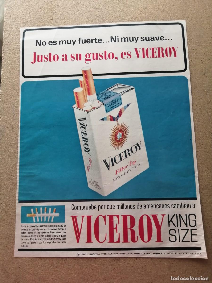 Otros Art&iacute;culos de Coleccionismo en Papel: ANUNCIO. CIGARRILLOS VICEROY
