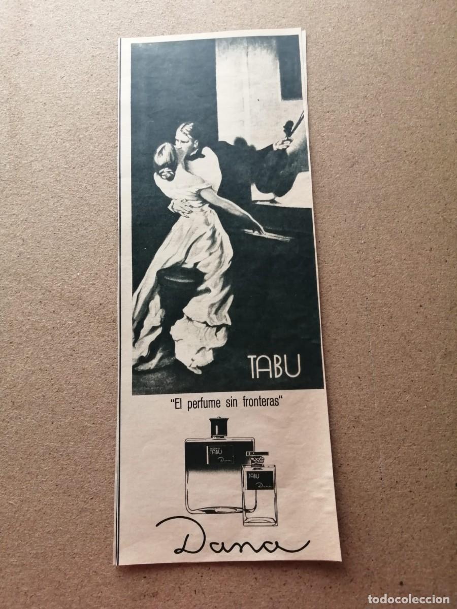 Otros Art&iacute;culos de Coleccionismo en Papel: ANUNCIO. COLONIA TABU, DE DANA