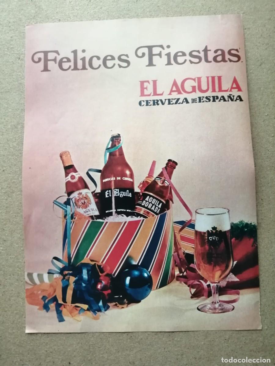 Otros Art&iacute;culos de Coleccionismo en Papel: ANUNCIO. CERVEZAS EL AGUILA
