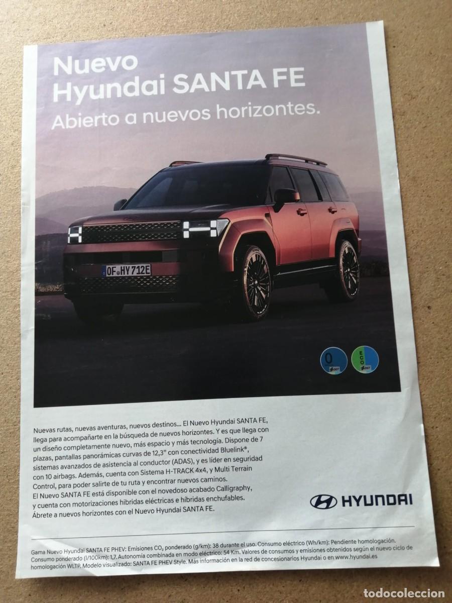 Otros Art&iacute;culos de Coleccionismo en Papel: ANUNCIO. HYUNDAI SANTA FE