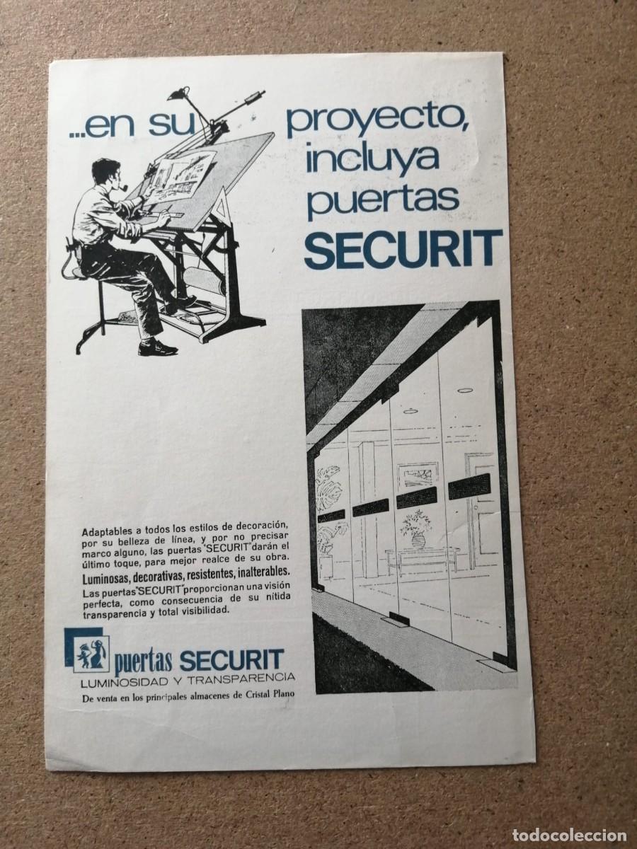 Otros Art&iacute;culos de Coleccionismo en Papel: ANUNCIO. PUERTAS SECURIT