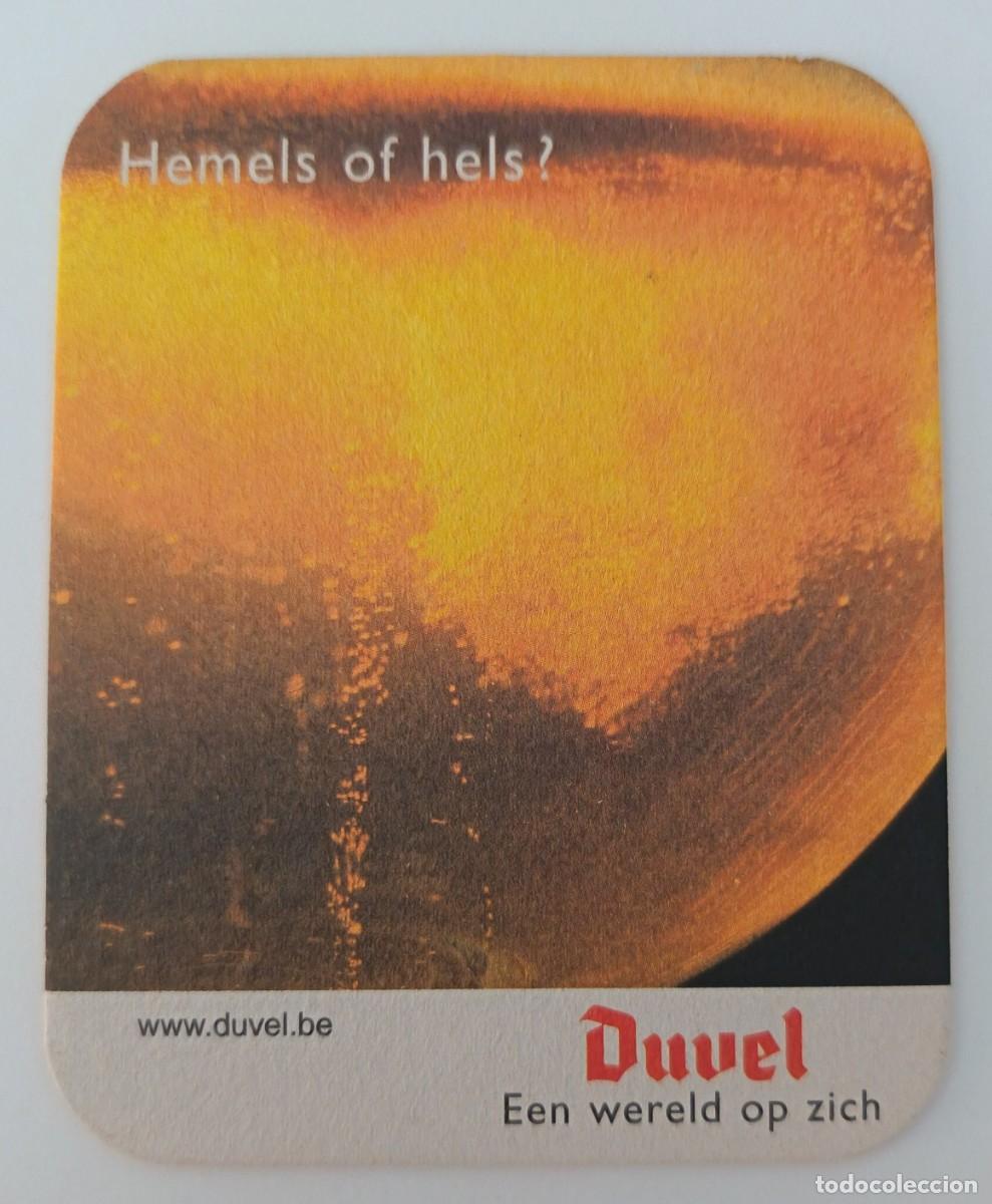 Otros Art&iacute;culos de Coleccionismo en Papel: Posavasos. Cuadrado. Duvel - Hemels of Hels.